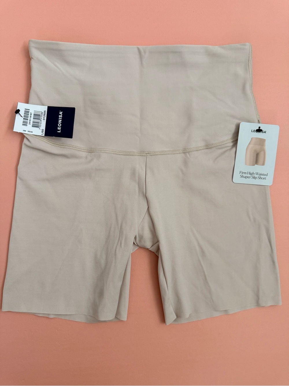 LeONISA High-Waisted Shaper Slip Short - Nude
